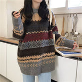 Pullover mit Oma-Muster aus den 80ern